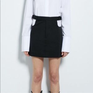 Helmut Lang Black Cutout Mini